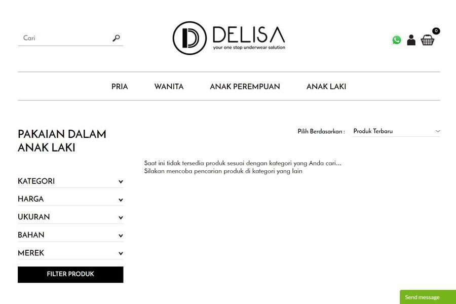 Delisa Group - Filter Produk
