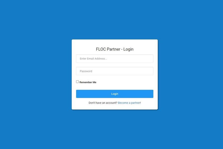 Floc - Partner Login